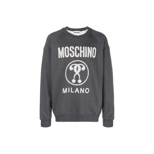 MOSCHINO Серый Мужской Свитшот