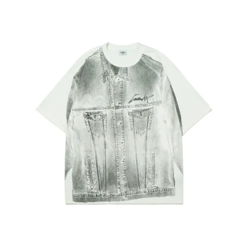 Guuka Короткий рукав T-рубашки Мужской Светло-серый