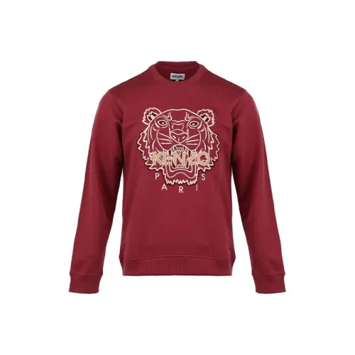 KENZO FW21 Толстовка Мужской Темно-Красный