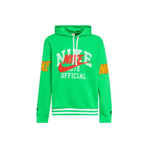 Nike Ярко-зеленые мужские свитшоты