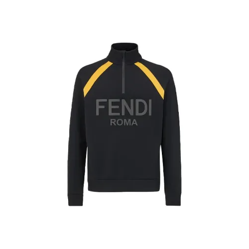 FENDI Черный Мужские Свитшоты