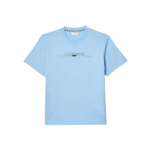 Рубашка T Collaboration LACOSTE Мужская Светло-Синяя