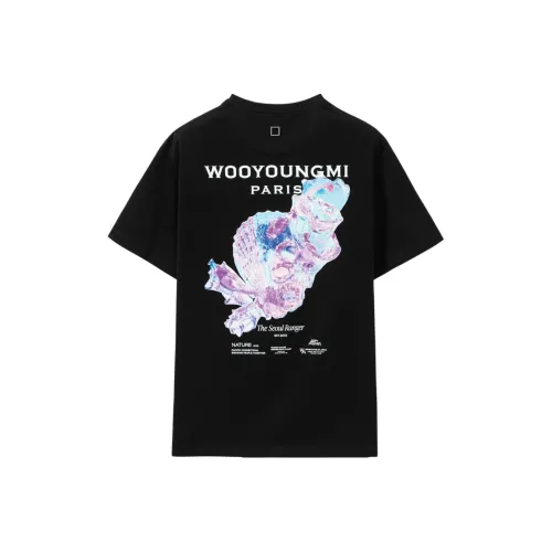 WOOYOUNGMI Мужские черные футболки