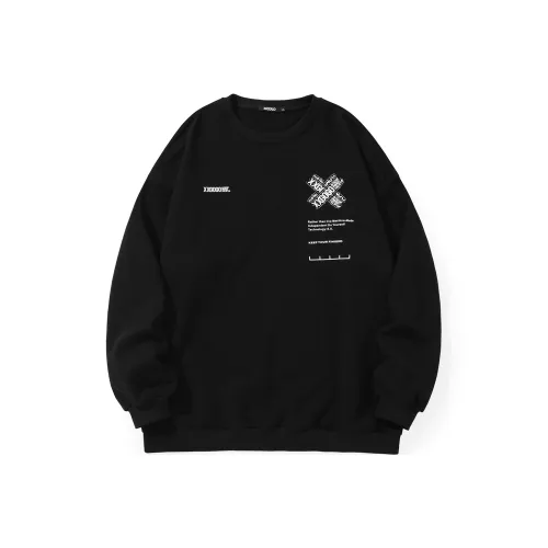 XXGOGO Круглый вырез Свободный крой Стандартный Свитшот Унисекс