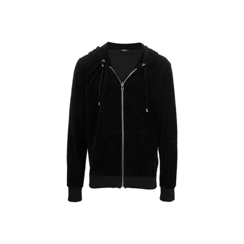 BALMAIN Черные Мужские Свитшоты
