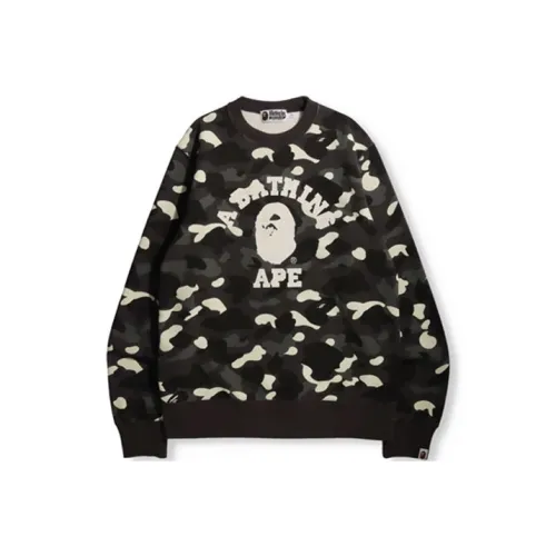 A BATHING APE Head Series Свитшот Мужской Черный