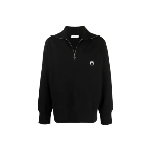 Marine Serre Черные Мужские Свитшоты