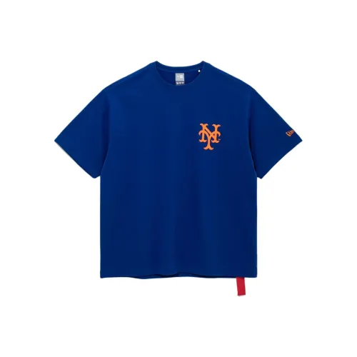 New Era Синий Унисекс Футболка