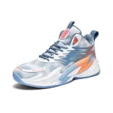 Белый светло-голубой