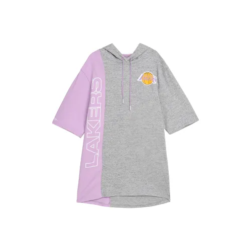 Mitchell Ness Серо-фиолетовый Унисекс Свитшоты