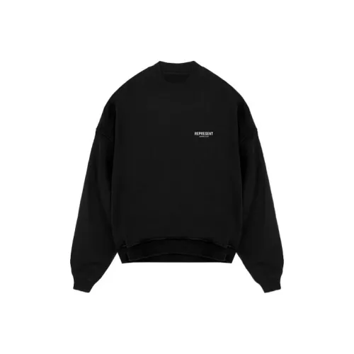 REPRESENT Черные Мужские Свитшоты