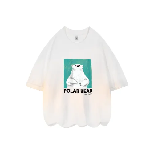 Белый медведь Унисекс Футболка