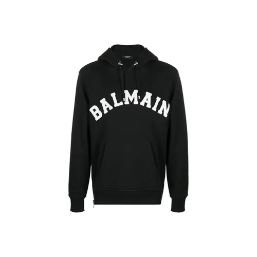 BALMAIN Черные Мужские Свитшоты