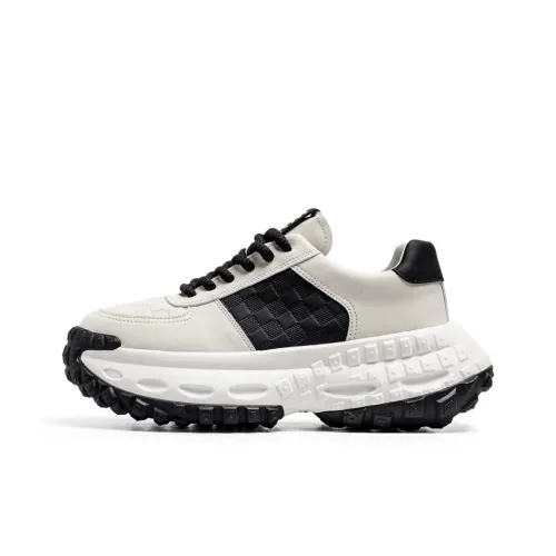 JANECO Низкий топ толстая подошва кроссовки мужские