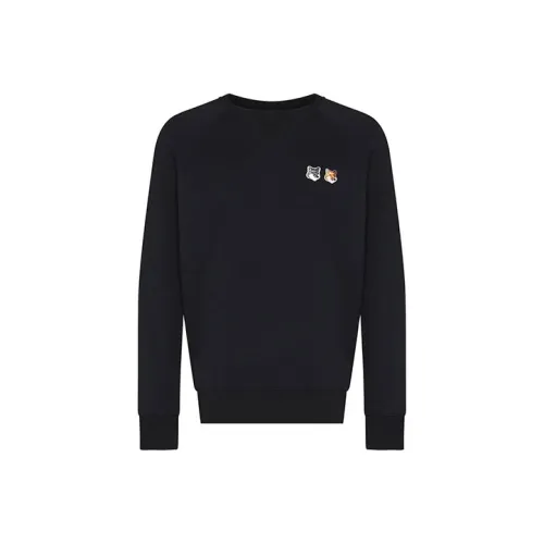 Maison Kitsune Мужские черные свитшоты