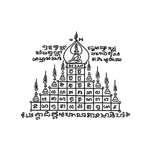 SHITIAN Тайская Библия 5 Травяной Тату Стикер