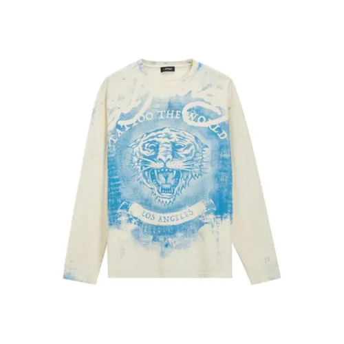 Ed Hardy FW24 T Рубашка Мужская Айвори Белая