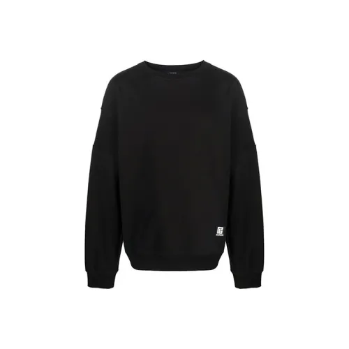 BALMAIN Черные Мужские Свитшоты