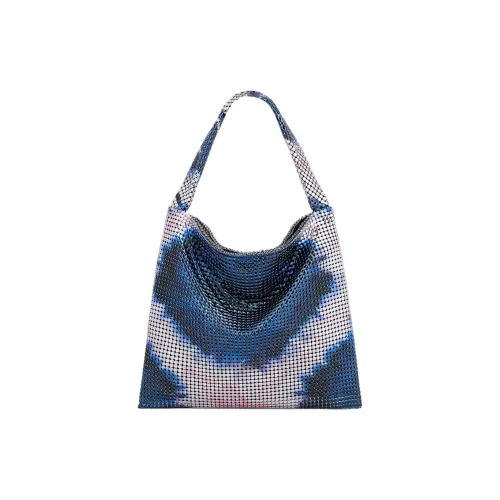 Paco Rabanne Алюминиевая сумка-тоут сумка для покупок сумка через плечо женская многоцветная