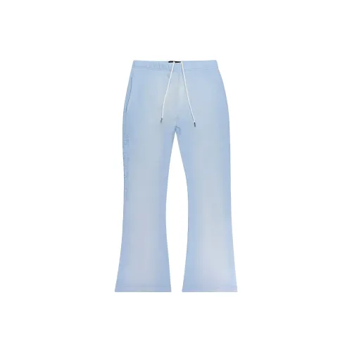 PURPLE BRAND Вязаные тренировочные брюки мужские синие