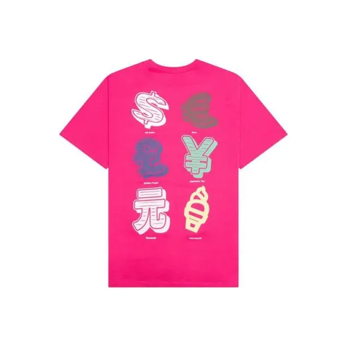 ICECREAM SS25 T-Shirt Унисекс Темно-красный Фиолетовый