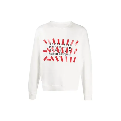 Maison Margiela Белый Мужские Свитшоты
