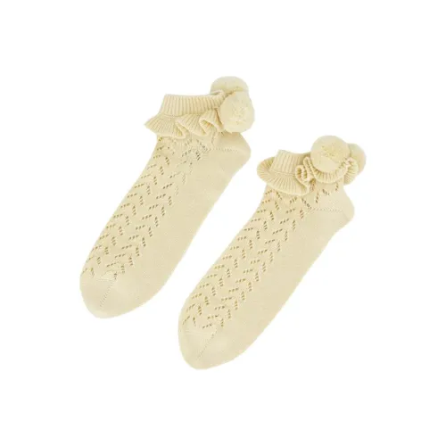 Valentino Низкие носки Женские 1 упаковка Бежевый Желтый