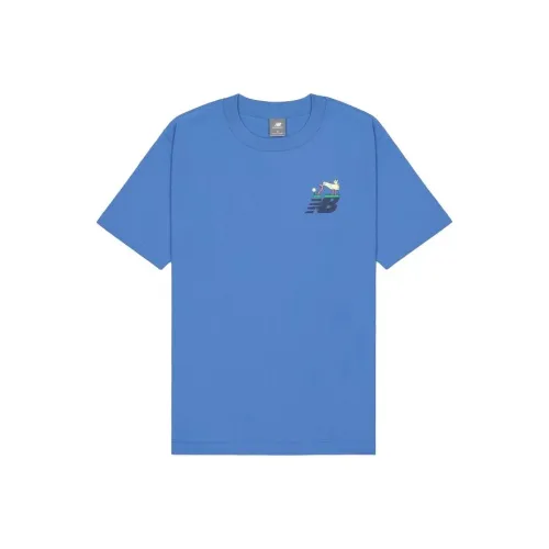 New Balance совместный бренд SS25 T-рубашка мужская синяя
