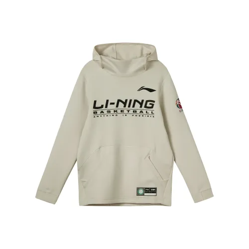 LINING Professional Basketball Series Толстовка Мужская Облачный Туман Белый