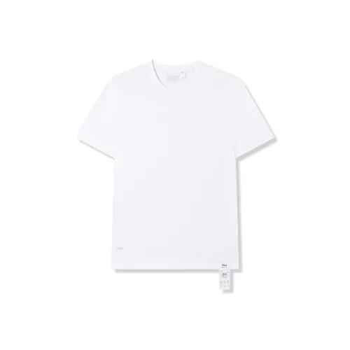 FILA Белая T-рубашка Мужская Стандартная Белая