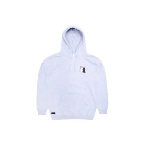 RIPNDIP совместный бренд Серый Белый Мужские Толстовки