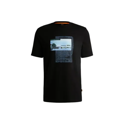 Hugo Boss Мужские Черные Рубашки