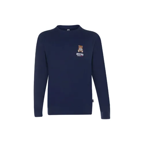 MOSCHINO Синий Мужской Свитшот