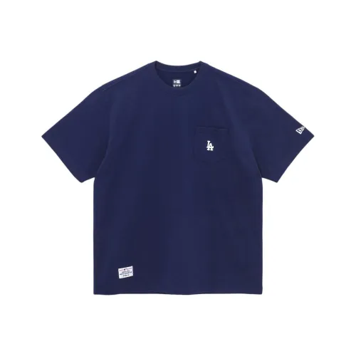 New Era T-Shirt Унисекс Морской Синий