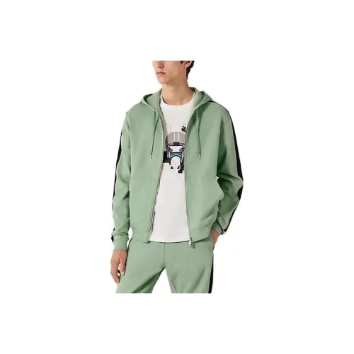 HERMES Зеленый Мужской Свитшот