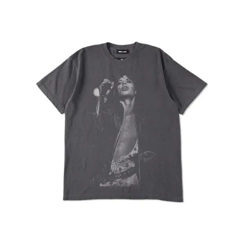 WIND AND SEA x THE ROLLING STONES SS24 T-Shirt Унисекс Угольный Серый