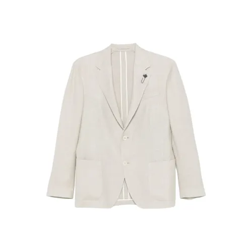 LARDINI Бизнес-костюм мужской светлый бежевый