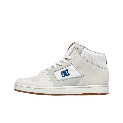 DC Shoes MANTECA 4 Высокие Кроссовки для скейтбординга Мужские Серый Белый