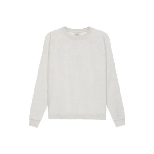 Fear Of God Essentials SS21 Пуловер Crewneck Светлый Меланжевый Овсянка Свитшот Зимний Унисекс Овсяный