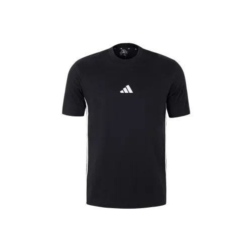Adidas Essential SINGLE JERSEY ШIRT Мужской Черный Белый