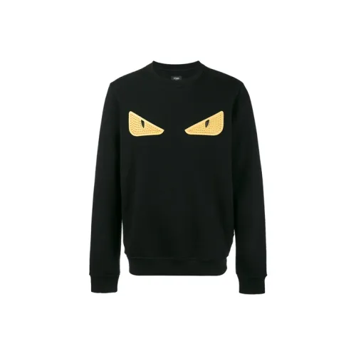 FENDI Черный Мужские Свитшоты