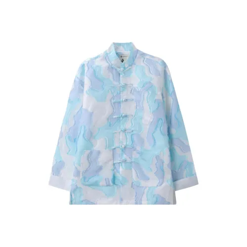 XUANSHENG Aqua Blue Мужские Куртки