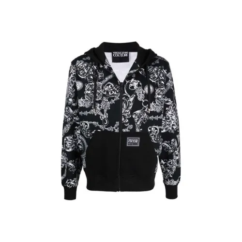 VERSACE JEANS COUTURE FW21 Толстовка Куртка Мужская Черная