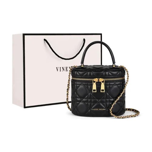 VINEY Сумка через плечо из коровьей кожи маленькая элегантная черная женская