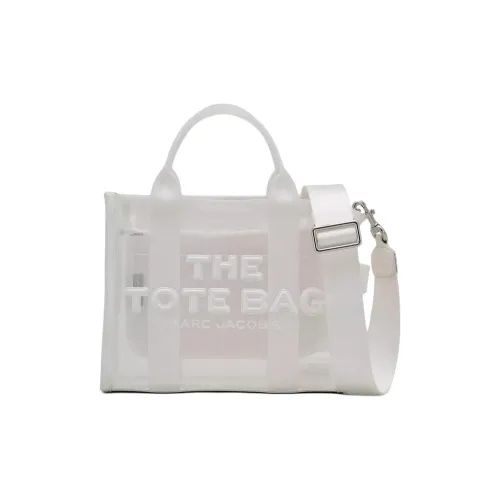 MARC JACOBS Прозрачная сетка поверхность сумка-тоут сумка для покупок сумка через плечо маленькая унисекс белый