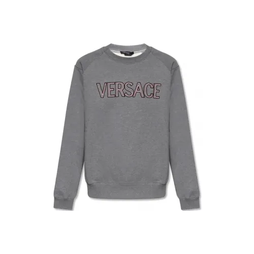 VERSACE Серый Мужской Свитшот