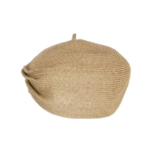 Yohji Yamamoto Бумага Пряжа Шапки-бини Унисекс Желтый