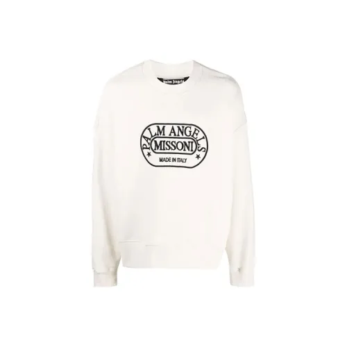 PALM ANGELS Белый Мужской Свитшот