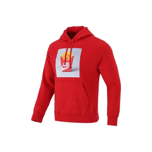 Nike Толстовка Зимний Мужской Красный