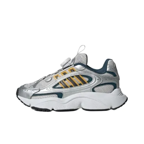 Adidas Originals Ozmillen Устойчивые к истиранию низкие детские беговые кроссовки Белый Черный